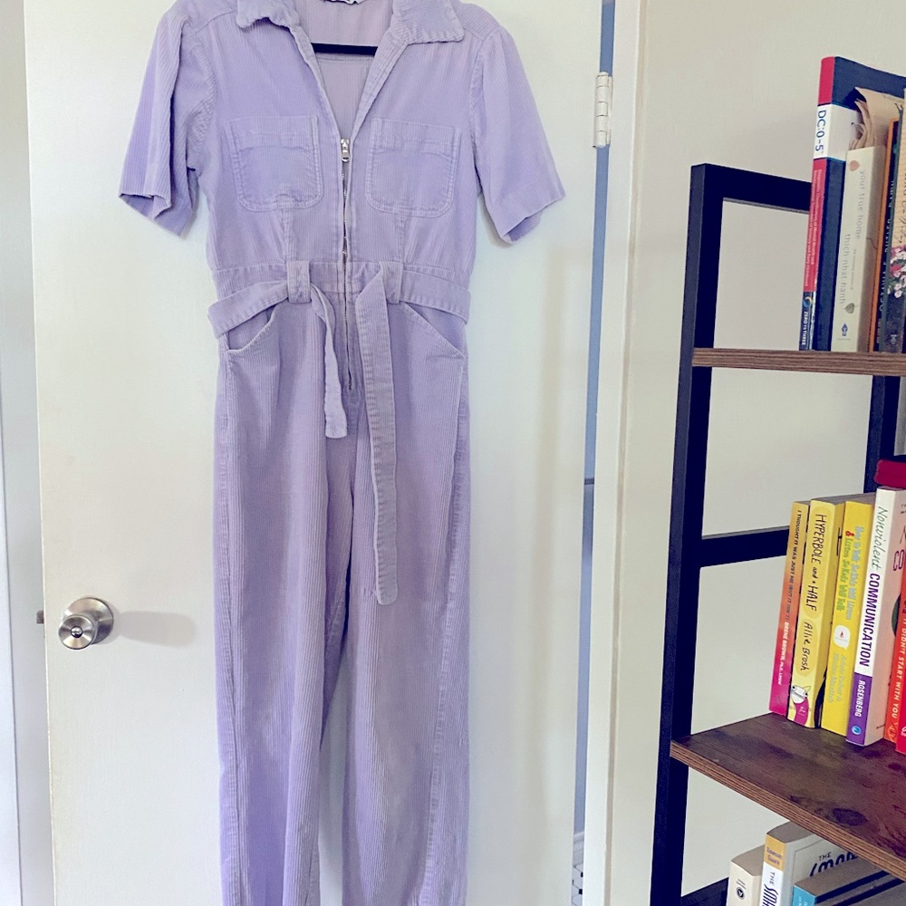 Belted Corduroy jumpsuit
